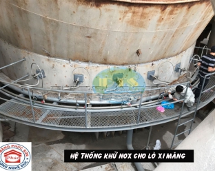 Hệ thống khử oxit nito NOx ở nhà máy Xi măng Phúc Sơn